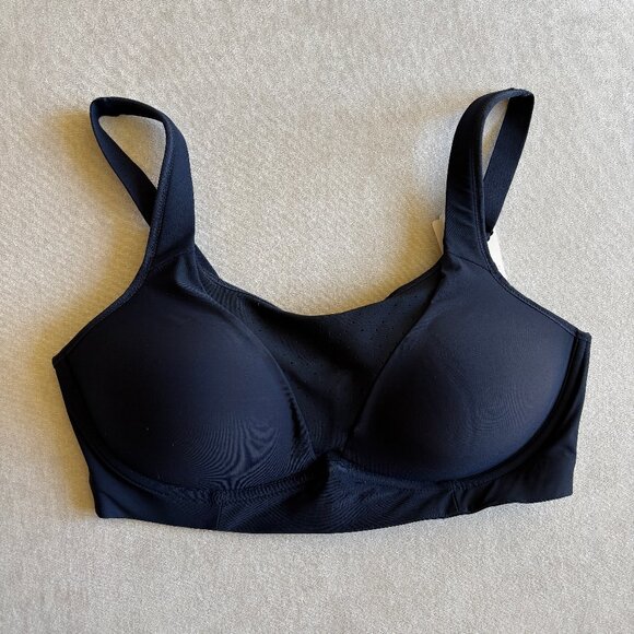LULULEMON RUN TIMES BRA Women's Size 38D Blue Running High Intensity NWT - Picture 2 of 10